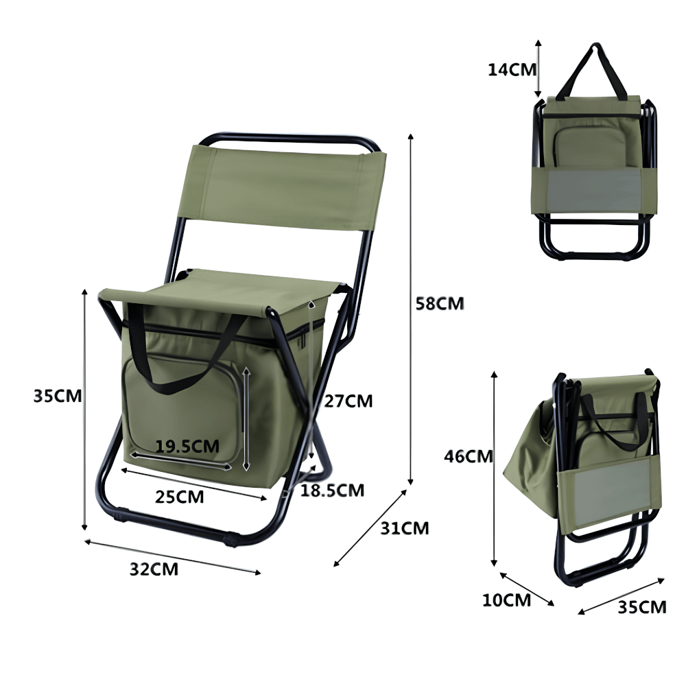 เก้าอี้พับได้พร้อมกระเป๋าเก็บความเย็น THAI SUN SPORT รุ่น CP-CHAIR-003